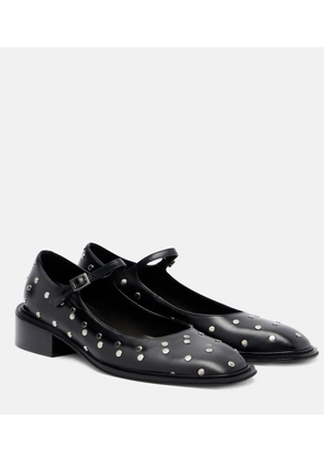 Souliers Martinez Penelope 40 leather Mary Jane pumps