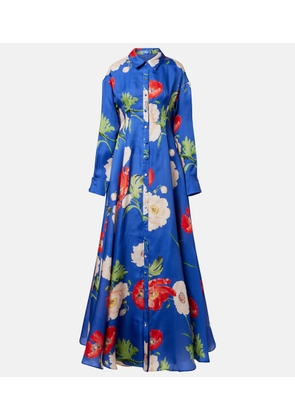 Leo Lin Josephine floral silk gown
