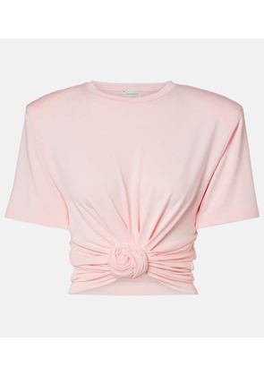 Magda Butrym Knotted jersey T-shirt