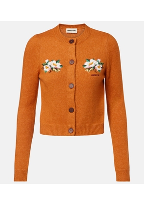 Shushu/Tong Cashmere and cotton cardigan