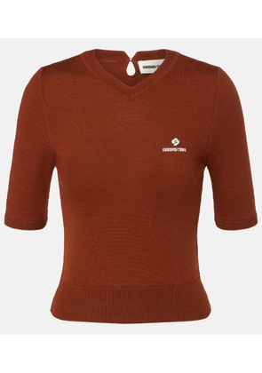 Shushu/Tong Knitted wool top