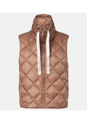 Max Mara Tregic quilted zip-up vest