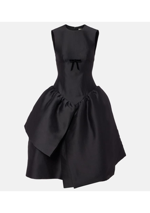 Shushu/Tong Bow-detail midi dress