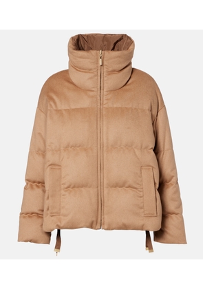 Max Mara Diego reversible camel hair down jacket