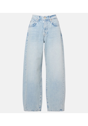 7 For All Mankind Twisted Bonnie mid-rise barrel jeans
