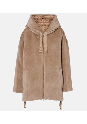 Max Mara Olivia reversible alpaca and wool down jacket