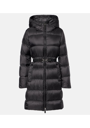 Max Mara Belted quilted down coat