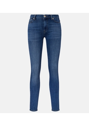 7 For All Mankind HW high-waist skinny jeans