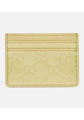 Gucci GG Emblem leather card holder