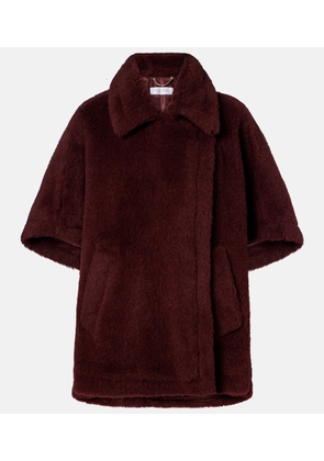 Max Mara Tebe alpaca wool-blend cape