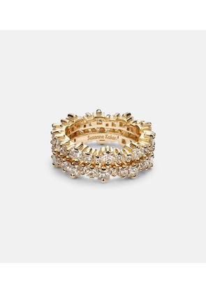 Suzanne Kalan Milli 18kt gold tech ring jackets with diamonds