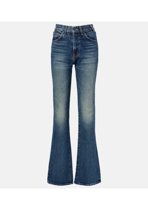 Nili Lotan Joan mid-rise straight jeans
