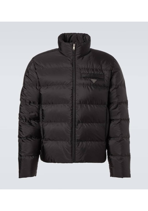 Prada Logo quilted down jacket