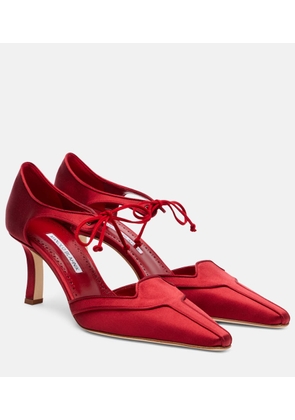 Manolo Blahnik Orata 70 satin pumps