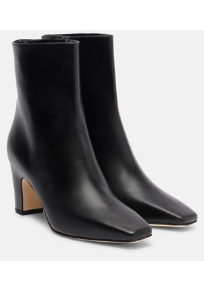 Manolo Blahnik Ofaralo leather ankle boots