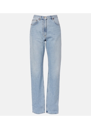 Valentino Mid-rise wide-leg jeans