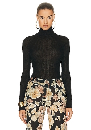 Saint Laurent Long Sleeve Sweater in Noir - Black. Size L (also in M).