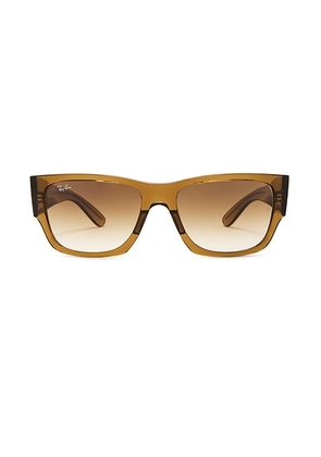 Ray-Ban Carlos Sunglasses in Transparent Brown - Brown. Size all.