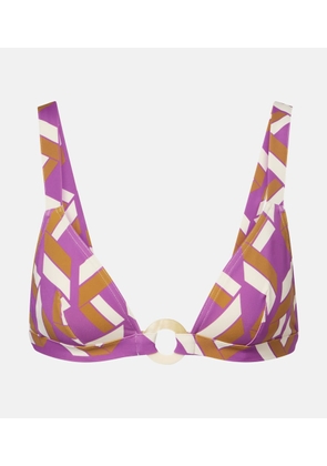 Eres Must printed bikini top