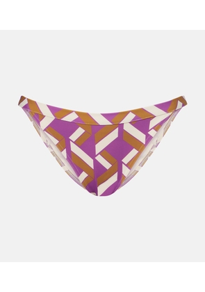 Eres Fever printed high-rise bikini bottoms