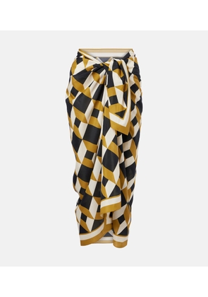 Eres Vibration cotton and silk beach cover-up