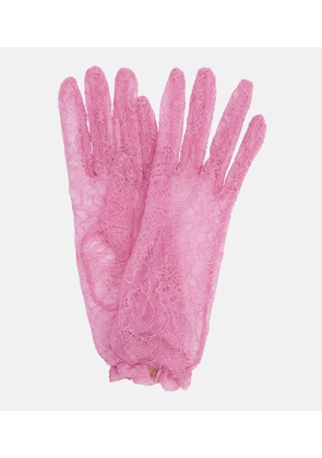Valentino VLogo lace gloves