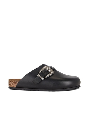Saint Laurent Western Buckles Mule in Noir - Black. Size 40 (also in ).