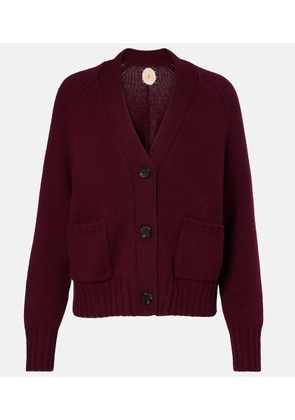 Jardin des Orangers Ribbed-knit wool and cashmere cardigan