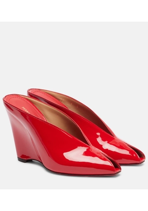 Ferragamo Alicia leather mules