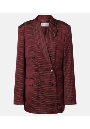 Dries Van Noten Polka-dot double-breasted blazer