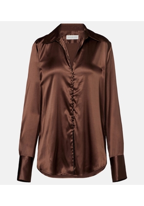 Dries Van Noten Silk-blend shirt