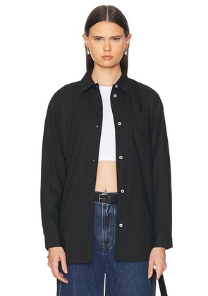 Skall Studio Edgar Shirt in Black - Black. Size 36 (also in ).