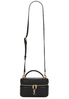 Saint Laurent Mini Gaby Vanity Bag in Nero - Black. Size all.