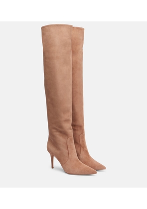 Gianvito Rossi Hansen 85 leather knee-high boots