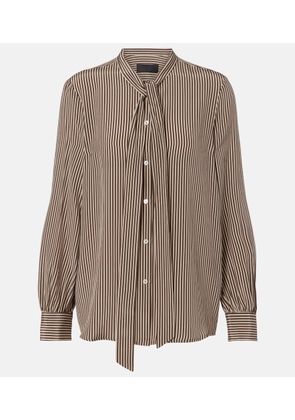 Nili Lotan Striped silk shirt
