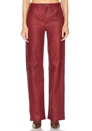 SPRWMN Carpenter Pant in Cherry - Burgundy. Size L (also in M).