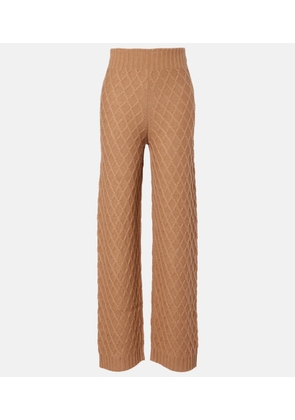 Max Mara Pevera high-rise wool wide-leg pants