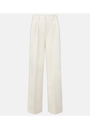 Max Mara Molo pleated wool and cotton-blend pants