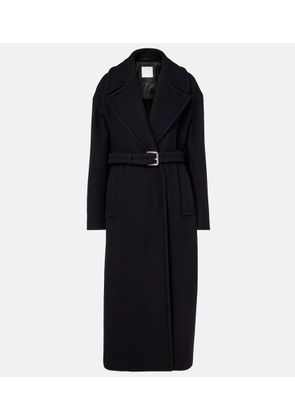 Sportmax Zebra virgin wool wrap coat