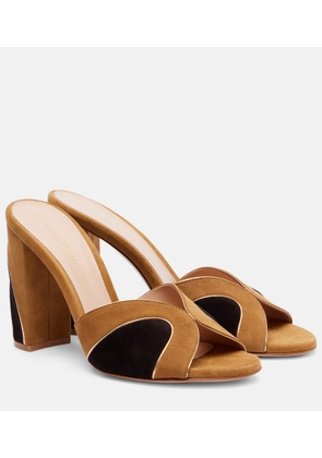 Gianvito Rossi 95 suede mules