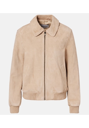 Yves Salomon Suede bomber jacket