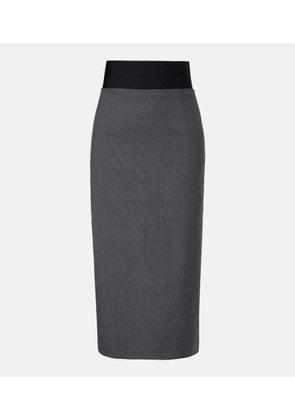 Sportmax Finire virgin wool pencil skirt