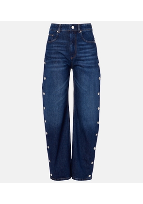 Sportmax High-rise wide-leg jeans