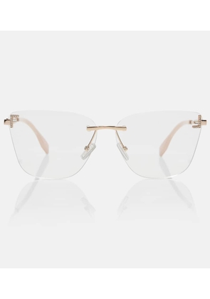 Fendi Fendi First Crystal cat-eye glasses