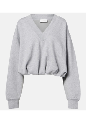 Sportmax Colleg cotton-blend jersey sweatshirt