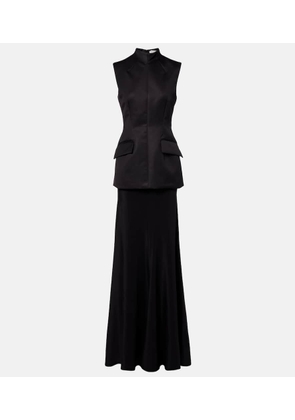 Sportmax Cilen cotton-blend gown