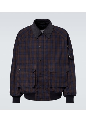 Comme des Garcons Homme Checked cotton blouson