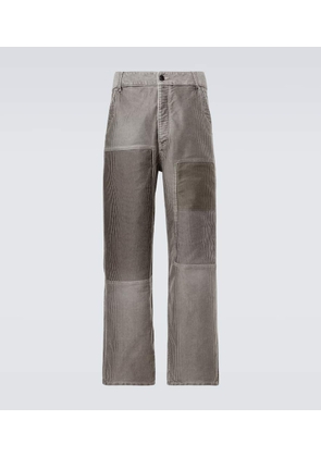 Visvim Pastoral striped cotton wide-leg pants