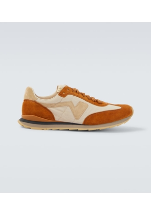 Visvim FKT Runner suede-trimmed sneakers