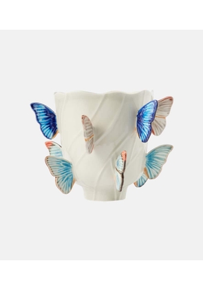 Bordallo Pinheiro Cloudy Butterflies Small vase by Claudia Schiffer